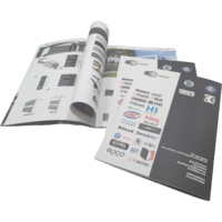 Service d'impression personnalisé professionnel Catalogue Fabricants Colorful Food Menu Produit Société Catalogue Brochure Impression
