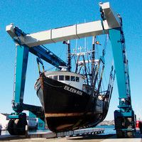 Lève-bateaux marin robuste de 600 tonnes avec système de télécommande pour le levage et le transport de bateaux