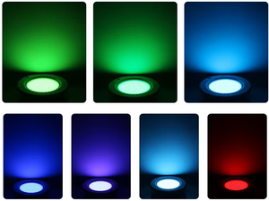 ไฟ LED สระว่ายน้ำหลากสี RGB 120V กันน้ำระดับ IP68 สายยาว 50 ฟุต พร้อมหม้อแปลงไฟฟ้า ช่องแสงใต้น้ำขนาด 10 นิ้ว สำหรับสระว่ายน้ำ - Product Image 5