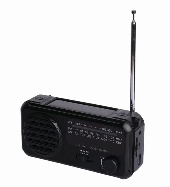 OE-2301 Solar Powered Portable AM FM WB  Radio New Arrivals with Built-In Speaker and Lamp