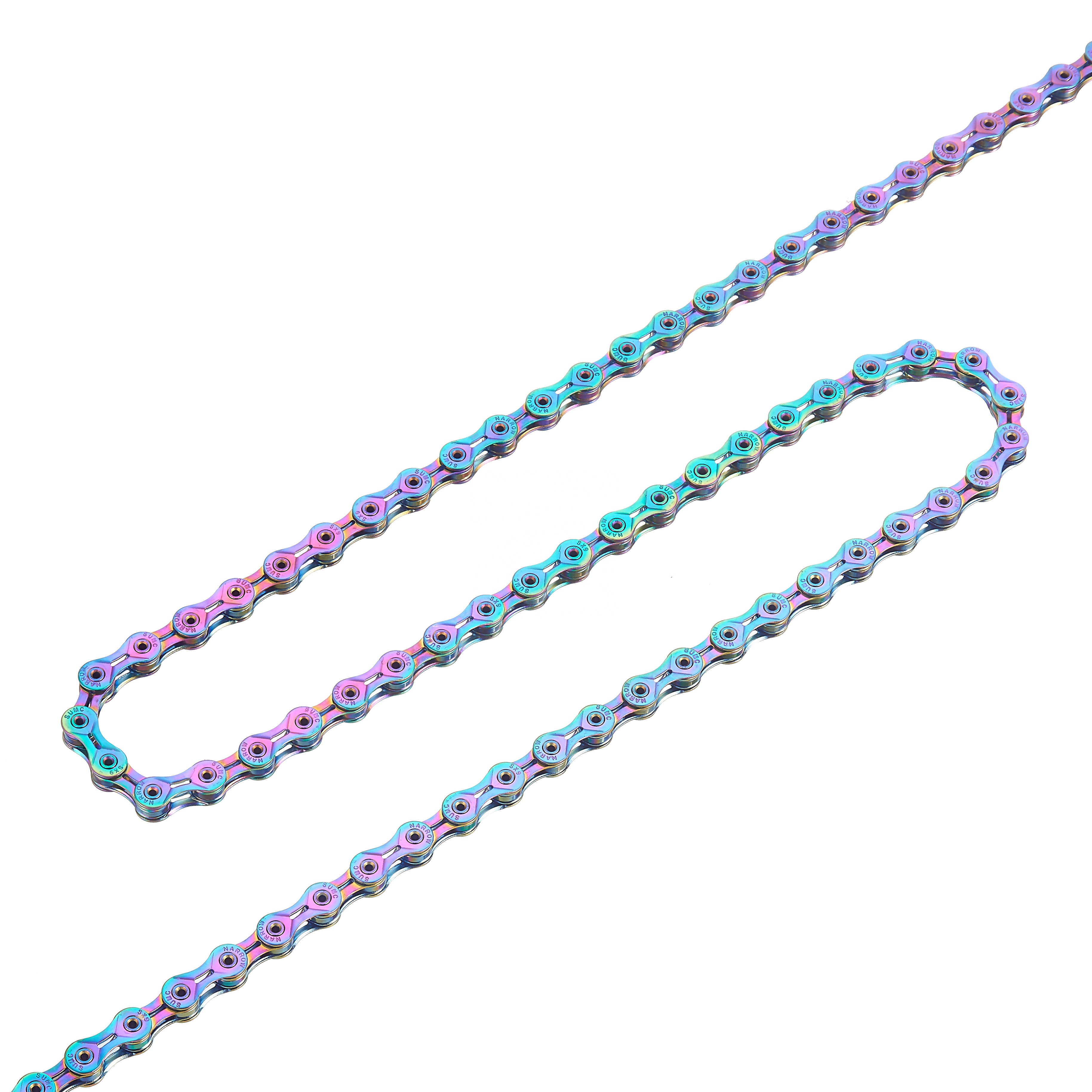 9 Speed Bike Chain SUMC Bicycle Chain Rainbow Colour for Shimano