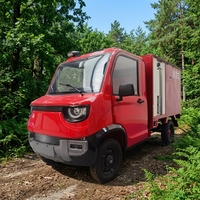 Mini camion de pompiers électrique à quatre roues, mini camionnette électrique à quatre roues pour la lutte contre les incendies