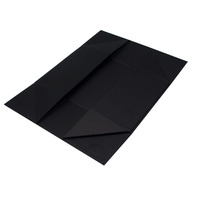 Boîte cadeau pliable en carton noir de luxe personnalisée avec fermeture magnétique pour vêtements, emballage de vêtements, gaufrage, chaussettes