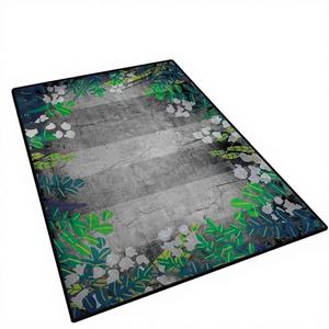 Alfombras y Conjuntos de Alfombras Shufu para Oficina en Casa, Suaves y Cómodas, Antideslizantes, de Poliéster, Pelo Medio, Diseño Abstracto, Hechas a Máquina - Product Image 1