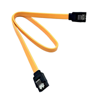 Kabel Data SATA 3.0 7Pin Interkoneksi Lingkaran Serial ATA 6Gbps Kabel Lurus & Sudut Kanan untuk HDD SSD Hard Drive
