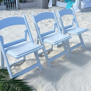 Venta al por Mayor de Sillas Plegables de Resina Wimbledon Blancas para Eventos, <span class=keywords><strong>Banquetes</strong></span>, <span class=keywords><strong>Bodas</strong></span> <span class=keywords><strong>y</strong></span> Fiestas en Restaurantes <span class=keywords><strong>y</strong></span> Comedores al Aire Libre - Product Image 5