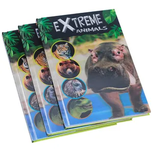 New Design Colorful Hardcover Children Educational Book Customized with Lenticular Sticker Affixed on Front Cover