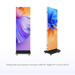 Kiosque interactif LED vertical <span class=keywords><strong>ZENTEC</strong></span> P2.5, terminal publicitaire en libre-service sur pied avec CMS basé sur le cloud, RDM, utilisation en intérieur - Product Image 1