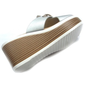 <span class=keywords><strong>Ciabatte</strong></span> con <span class=keywords><strong>Zeppa</strong></span> in PU per Donna, Prezzo di Fabbrica, Vendita Calda - Product Image 5