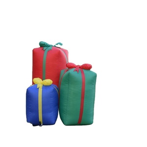 Cajas de regalo inflables de Navidad con decoración de bolas para Navidad, fiesta de vacaciones en interiores y exteriores - Product Image 4