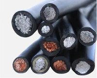 Bestseller 25mm 35mm 50mm 70mm 95mm Flexibles Kupfer-Batteriekabel Elektrisches Schweißkabel