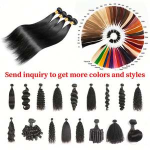 Extensiones de Cabello Humano Amygirl Vietnamita, Cabello Virgen Sin Procesar, Natural Ondulado, Cutícula Alineada, Cabello Remy, 36 Pulgadas Estiradas - Product Image 3