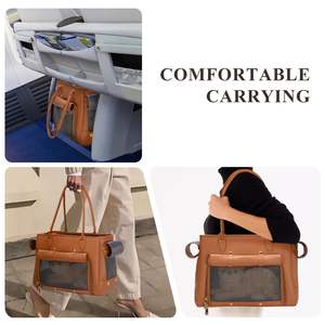 Mode petit chat et chien sac à main de voyage élégant sac de transport pour animaux de compagnie pour les aventures en déplacement - Product Image 6