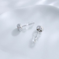 Boucles d'oreilles en or blanc 18 carats avec diamants de laboratoire, taille ronde, tendance, pas chères, type ear cuff, pendantes, à clip, huggie, moissanite