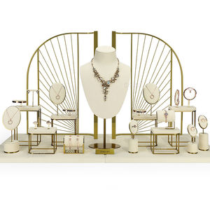 Expositor de Joyería de Metal Personalizado de Fábrica, Soporte para Anillos, Pendientes y Collares, Expositor de Joyería de Lujo - Product Image 6