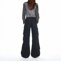 Pantalon cargo décontracté multi-poches haut de gamme de style urbain américain et européen, tendance américaine, pour hommes et femmes