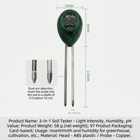 Analyseur de pH du sol portable, capteur NPK fabriqué dans le Guangdong pour le jardinage et l'agriculture