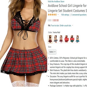 sexy play clothes Role Play Outfits main image 0