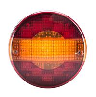 Feux arrière de remorque LED ronds 12V 180mA, feux combinés arrière de camion, feux arrière LED étanches, 3 ans, 10 jours ouvrables, bus