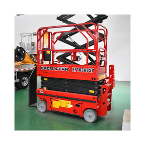 Plataforma Elevadora de Tijera Ever Star EPT0608SP, 6-14 Metros de Altura, Eléctrica, para Terrenos Accidentados - Product Image 1