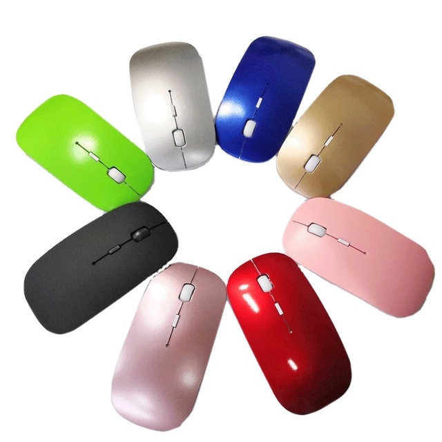 USB Optical Wireless Computer Mouse 2.4G Receiver Super Slim Mouse for PC Laptop