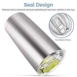 แก้วฉนวนสุญญากาศผนังสองชั้น20ออนซ์ (550มล.), ขวดเดินทางสแตนเลส, แก้วกาแฟเก็บอุณหภูมิ, แก้วใส่เวลาเดินทางเหมาะสำหรับรถ - Product Image 3