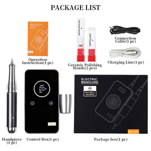 BORN PRETTY PRO 35000 RPM Nagels chleif bohrmaschine Kit Elektrischer profession eller Nagels chl eifer Nagel pflege werkzeuge für den Salon gebrauch - Product Image 5