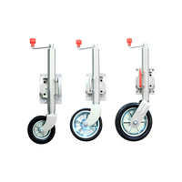 8 pouces 1000lbs remorque roue jockey avec frein simple roue remorque Jack caravane roue jockey