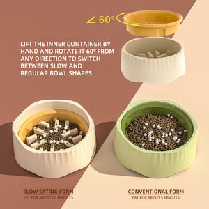 Tigela de Água para Cães Personalizada Anti Derramamento Multifuncional Fácil de Limpar Tigela de Praia para Cães com Logotipo Pessoal - Product Image 3