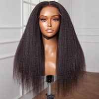 Perruques Lace Front HD noires longues et naturelles pour femmes européennes et américaines, respirantes et réalistes, pour le commerce transfrontalier