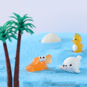 Miniaturas de Animales Marinos de Resina, Figuras de Cangrejo, Pulpo, Delfín y Pez, Adornos para Decoración de Paisajes, Accesorios para Manualidades - Product Image 6