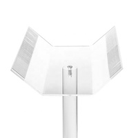 VONVIK Présentoir Moderne Pliable Écologique en Acrylique pour Extensions de Cheveux et Lots de Mèches en Lucite
