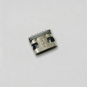 Connecteur femelle Type C 6 broches 5V 3A SMT à montage en surface, boîtier métallique, application PCB FDX0171A1 - Product Image 3