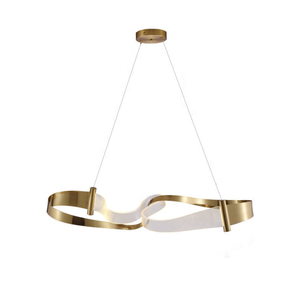 Décor nordique postmoderne villar salon suspendu lumière salle de lecture ruban créatif lampes suspendues - Product Image 6