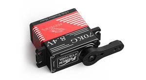Moteur servo numérique sans balais Feetech 8,4 V 75 kg 180 degrés à couple élevé avec engrenages métalliques pour hélicoptère, drone, <span class=keywords><strong>avion</strong></span> - Product Image 3