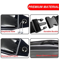 Sac banane de sport personnalisé léger et imperméable avec fermeture éclair, poche extensible, passants pour gels énergétiques, réglable