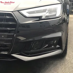 Car Bodikits High Quality PP Material Auto Modified Front Bumper With Grill For Audi A4 B9 S4 New Style Body Kit 2017 2018 2019
