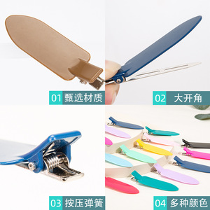 Pinzas para el Cabello de 12 cm, Color Arcoíris, Accesorios de Peinado para Uso Diario - Product Image 3