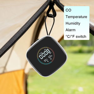 Analyseur de gaz CO 3 en 1 avec thermomètre et hygromètre, pour camping, cheminée, cuisine, écran LCD, port Type-C - Product Image 6