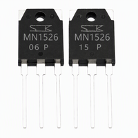 Paire de transistors amplificateurs de puissance audio MP1526 MN1526 15A 260V 150W à 3P traversants BJT