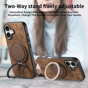 เคสโทรศัพท์หนัง PU สุดหรูสำหรับ iPhone 16 Pro <span class=keywords><strong>Max</strong></span>, เคสโทรศัพท์มือถือมีห่วงแม่เหล็กกันกระแทกสำหรับ iPhoneexr <span class=keywords><strong>XS</strong></span> <span class=keywords><strong>Max</strong></span> 15141312 - Product Image 3