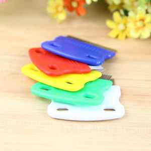 100 pièces Peigne anti-puces pour animaux de compagnie en acier inoxydable Peigne de toilettage pour chien <span class=keywords><strong>et</strong></span> chat Outil de nettoyage - Product Image 2