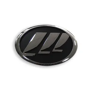 Manufacture Custom Logo Made Chrome Plastic Car Emblem Badges Auto Emblems Car Badge With 3M Glue In Backside For Car Decoration