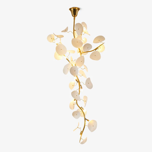 Lustre moderne en feuille de lotus pour salle à manger, table de <span class=keywords><strong>cuisine</strong></span> longue, lustre en céramique avec pétales de lotus - Product Image 1