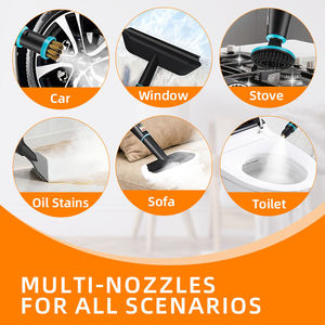 Portable Handheld Steam Cleaner 16 Accessories 6 <b>Level</b> Adjustable 15s Heat Up <b>Tile</b> Grout Floor Cleaner Home Use - Product Image 5