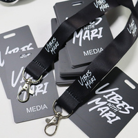 Lanière d'exposition Keepfly avec badges en plastique, passe événementiel, passe VIP, étiquette nominative, accès backstage – Livraison rapide du fabricant