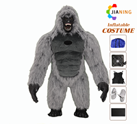 Costume de Mascotte Gorille Gonflable Confortable et Attrayant pour Événements Mémorables et Promotions