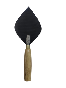 Outils de construction de haute qualité, manche en bois, lame en acier, outils pour le béton, truelle pour la maçonnerie, le plâtrage et les briques - Product Image 2