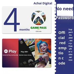 Carta di Ricarica per Membri di Game Pass con Codici di Attivazione per 1 Mese, 2 Mesi, 4 Mesi, Un Anno, <span class=keywords><strong>Tre</strong></span> Anni - Product Image 1