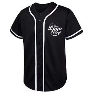 Men's Athletic Jersey <b>Short</b> <b>Sleeve</b> <b>Cardigan</b> Baseball T-Shirt Breathable and Loose Fit Plain Dyed Bulk Price Comfortable Shirt - Product Image 2